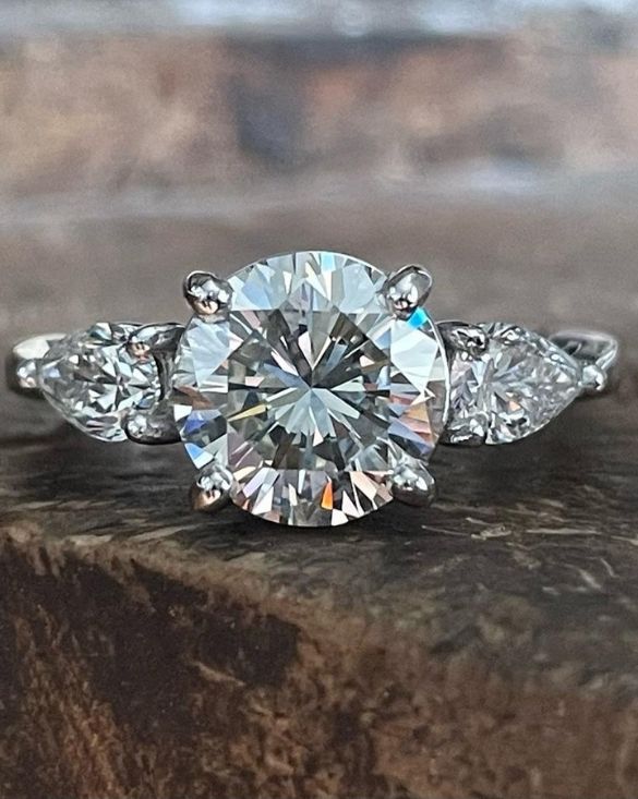 Winter Jewelry’s ring shows expert design and shines with natural diamonds, showing off style from a Williamsville store.