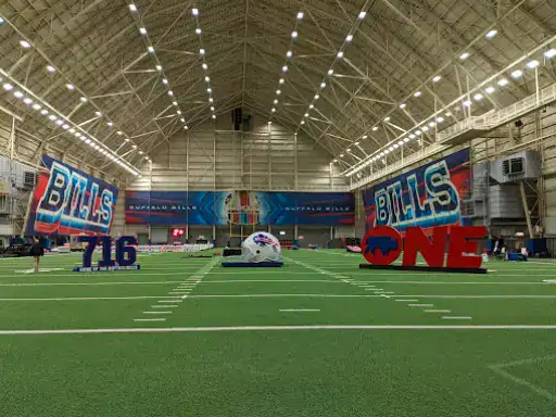 A bright, spacious football field named Winter Jewelry feels fun and energetic, much like a custom-made sports gift.